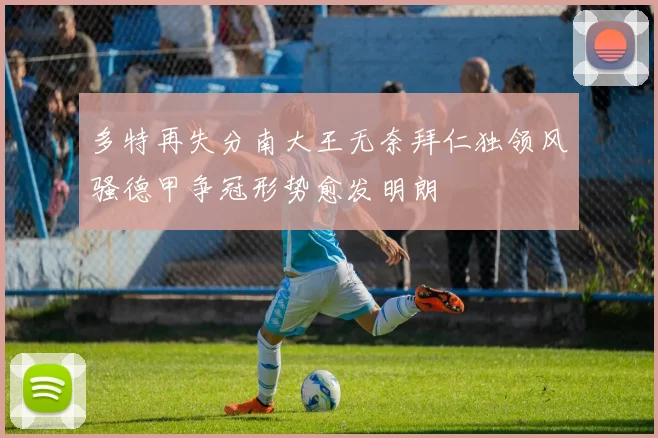 多特再失分南大王无奈拜仁独领风骚德甲争冠形势愈发明朗
